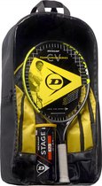 Dunlop CV Team Junior 21 tennisracket set voor kinderen - geel