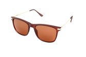 Kost Zonnebril Wayfarer Unisex Bruin/bordeaux/goud (20-200)