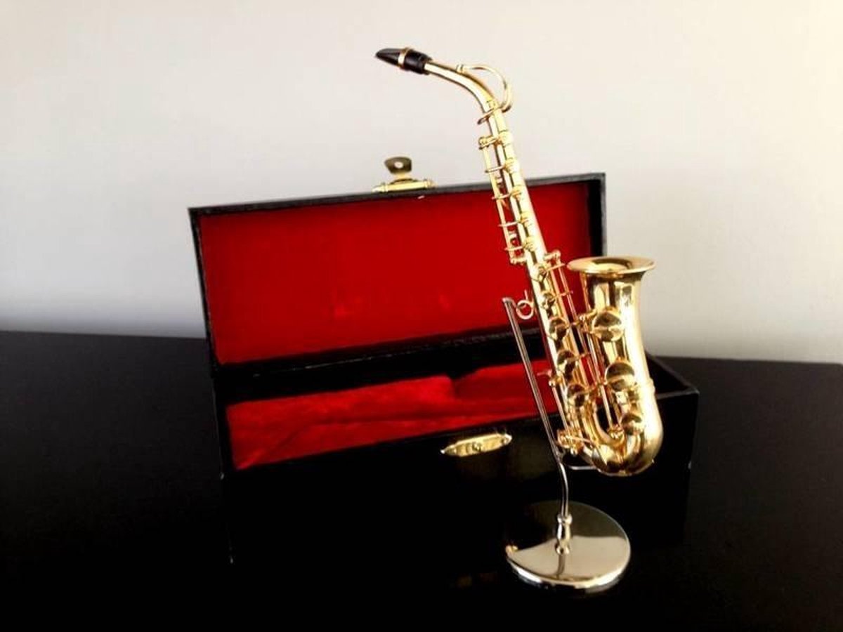 Music Gifts - Miniatuurinstrument saxofoon