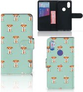 Téléphone Portable Couverture Standing pour Xiaomi Mi Mix 2s Coque Chiots