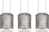 Essie Nagellak - 636 Rock Your World - Zilver Metallic - Limited Edition - 3 x 13,5 ml