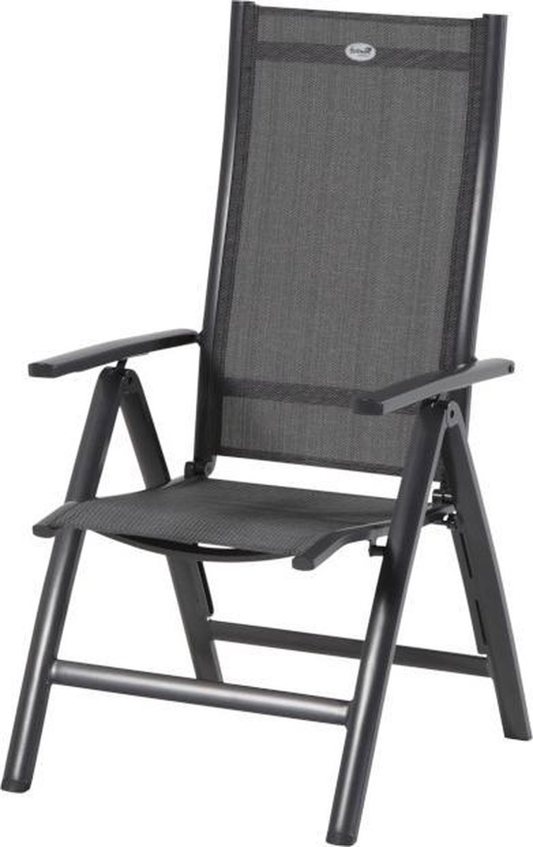 Hartman Troy - chaise de jardin réglable - Anthracite - Aluminium