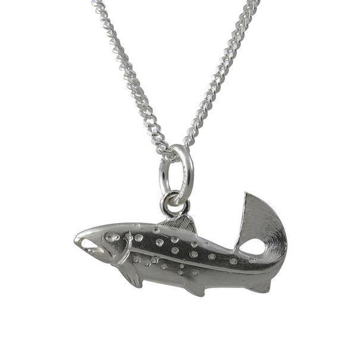 AuBor ®,  Hanger. Zilveren forel.