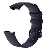 watchbands-shop.nl Siliconen bandje - Fitbit Charge 3 - Zwart - Small