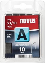Novus Dundraad Nieten A53/10mm - 1000 stuks RVS