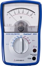 Peaktech 3202 - analoge voltmeter - 500 V AC/DC