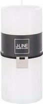 J-Line Cilinderkaars Wit Xxl-140U - 6 stuks
