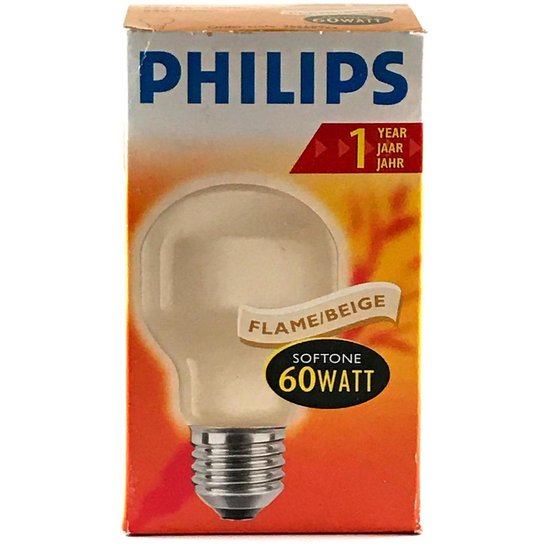 Te vochtigheid Klacht Philips Softone Flame 60W E27 230V T55 FB 1CT | bol.com