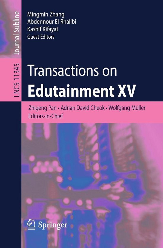 Computer Science (R0) - Transactions on Edutainment XV - cover