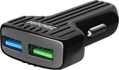 Zendure USB Autolader met 2 USB-Poorten - 30W - Quick Charge 3.0 - Zwart