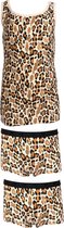 Funderwear ondergoed set - panterprint - bruin - maat 104/110