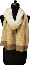 cashmere sjaal dames - cashmere sjaal - kasjmier sjaal - luxe sjaal - wit beige bruin