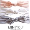 Aolso 10 stuks nylon hoofdbanden met strikken voor babymeisjes, haaraccessoires, tulband hoofdband