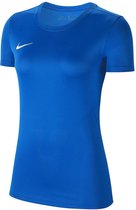 Nike Park VII SS Sportshirt - Maat XS  - Vrouwen - blauw