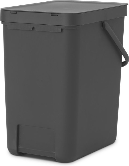 Brabantia Sort & Go poubelle 25 litres - Dark Grey