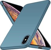 Back Case Cover iPhone X / Xs Hoesje Grey Blue