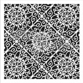 Hobbysjabloon - Template 6x6" 15x15cm lacy tiles