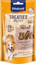 Vitakraft Treaties Minis Leverworst 48 gram, hond