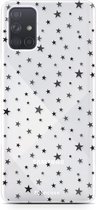 Samsung Galaxy A51 hoesje TPU Soft Case - Back Cover - Stars / Sterretjes
