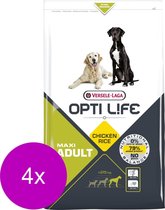 Opti Life Adult Maxi - Hondenvoer - 4 x 1 kg
