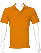 T'RIFFIC SOLID heren poloshirt korte mouw oranje - Maat 3XL