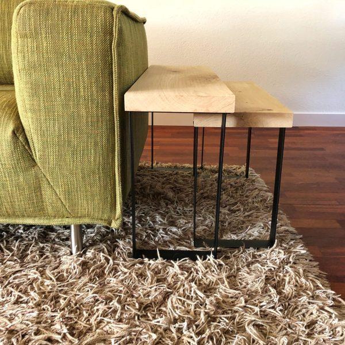 HOOBRO Consolettafel, gangtafel, bijzettafel met steunstang HOOBRO Consolettafel, gangtafel, bijzettafel met steunstang