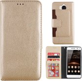 Wallet Case PU voor Huawei Y5 2017 / Y6 2017 in Goud