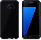 Hoesje CoolSkin TPU Case voor Samsung S7 Edge Piano Zwart