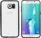 Backcover Clear Bumperlook voor Samsung S6 Edge Plus Zwart