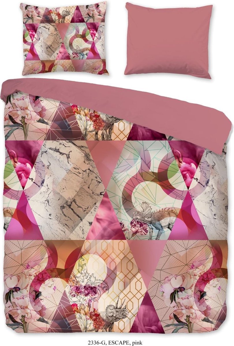 Good Morning - Tweepersoons Dekbedovertrek Escape 200x200 cm - Katoen - Dekbedovertrek met 2 kussenslopen