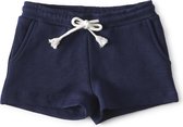 Little Label - baby girls shorts - navy blue - maat: 92 - bio-katoen