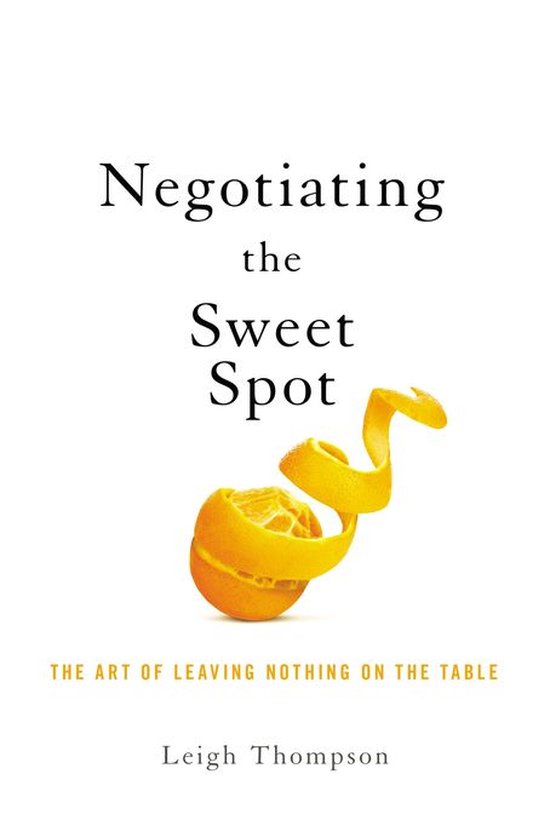 Negotiating the Sweet Spot - cover