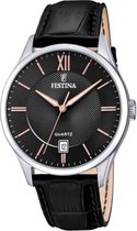 Festina F20426/6 Classics - Polshorloge - Staal - Zilverkleurig - Ø 43mm