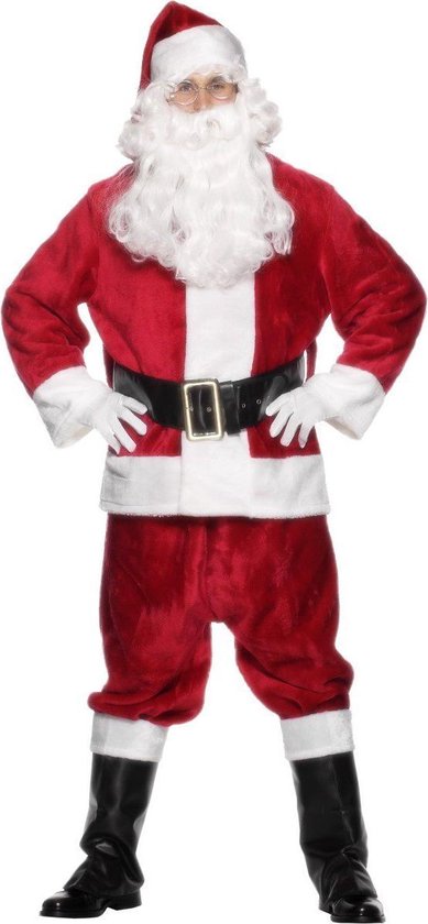 Kerstman pak deluxe | Santa Claus kostuum | Onesize | bol.com