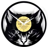 Vinyl Klok Kat - LP - Wandklok - 30 CM