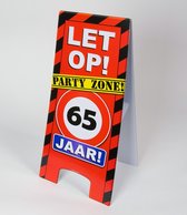 Paperdreams - Warning sign - 65 Jaar