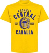 Rosario Central Established T-Shirt - Geel - XS