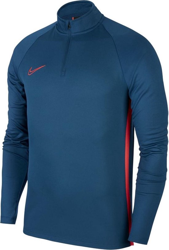 Nike Dry Academy Drill Top  Sporttrui - Maat M  - Unisex - blauw/roze