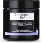 Christophe Robin Shade Variation Care Nutritive Mask With Temporary Hair Color Masker Baby Blond 250ml