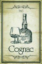 Wandbord - Cognac 1920 -20x30cm-