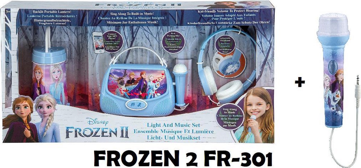 Frozen 2 karaoke set met mic Disney