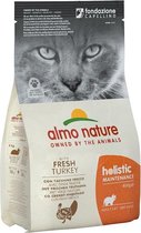 Almo Nature Holistic Droogvoer voor Volwassen Katten - Kalkoen - Holistic Kalkoen - 400g