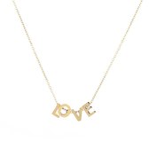 LOVE Ketting - Goud