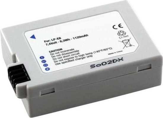 Huismerk Camera batterij voor Canon EOS 550D | bol.com