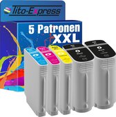 PlatinumSerie 5x inkt cartridge alternatief voor HP 940XL