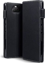 Sony Xperia 10 Plus hoesje - MobyDefend slim-fit extra dunne bookcase - Zwart - GSM Hoesje - Telefoonhoesje Geschikt Voor: Sony Xperia 10 Plus