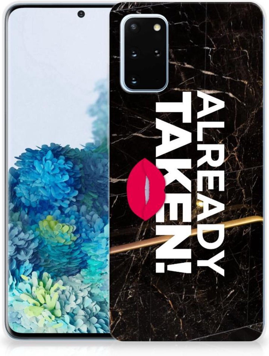 Samsung Galaxy S20 Plus Siliconen hoesje met naam Already Taken Black