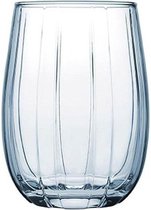 Pasabahce Linka - Blauwe longdrinkglazen - Set van 3 - 380 ml