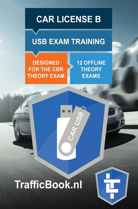 Théorie USB pour les Pays-Bas en anglais pour CBR Car - 20 examen théorique  | bol.com