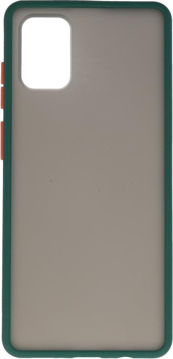 Hardcase Backcover voor Samsung Galaxy A71 Donker Groen